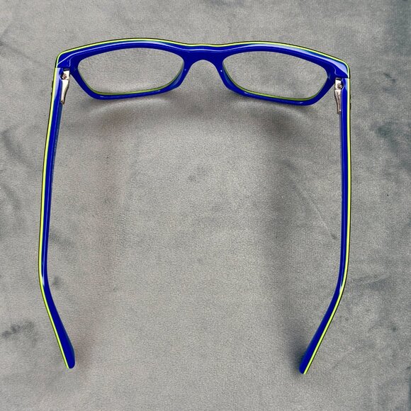 Ray-Ban RB1536 3600 Eyeglasses Black Blue Square Full Rim Frame 48-16-130 - Picture 3 of 7